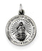 Sterling Silver Antiqued Miraculous Medal (22X14MM)