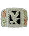 Men's Onyx Eagle Signet Ring, Sterling Silver, 12k Green and Rose Gold Black Hills Gold Motif