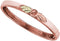 Ave 369 10k Rose Gold Rosebud Stackable Ring, 12k Rose and Green Gold Black Hills Gold