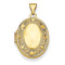 14k Yellow Gold Victorian Oval Locket