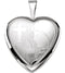 Milgrain Edge Heart Sterling Silver Prayer Locket (15.80X16.00 MM)