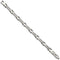 Men's Stainless Steel CZ Link Bracelet, 8.25 Inches