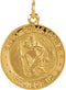 14k Yellow Gold St. Christopher Medal (29 MM)