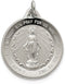 Sterling Silver Miraculous Medal (33X25MM)