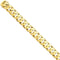 Men's Hand-Polished 14k Yellow Gold 15.4mm Cuban Link Bracelet, 9 Inches