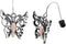 Filigree Butterfly Earrings, Sterling Silver, 12k Green Gold, 12k Rose Gold Black Hills Gold