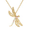 Black Hills Gold 10k Yellow Gold Dragonfly Pendant Necklace, 18"