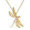 Filigree Dragonfly Pendant, 10k Yellow Gold, 12k Green Gold, 12k Rose Gold Black Hills Gold