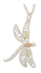 Ave 369 Dragonfly Pendant Necklace, Sterling Silver, 12k Green Gold, 12k Rose Gold Black Hills Gold, 18''