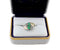 Ave 369 Marquise Synthetic Emerald May Birthstone Wrap Ring, Sterling Silver, 12k Green and Rose Black Hills Gold