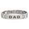 Men's Stainless Steel Dad Bracelet 8.75 Inches