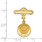 Ave 369 14k Yellow Gold Holy Family Medal Pin (25X17MM)